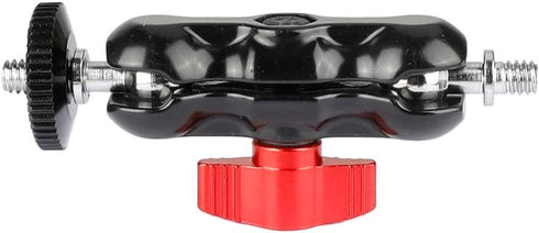 CAMVATE Universal Magic Arm with Dual Ball Heads, 2 Pieces (Red)