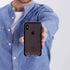 tech21 Protective Back Case Cover for Apple iPhone Xs Max, Thin Evo Check Pattern, Smokey Black