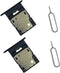 VIESUP 2-Pcs Sim Card Tray Holder Replacement for Samsung Galaxy A15 5G