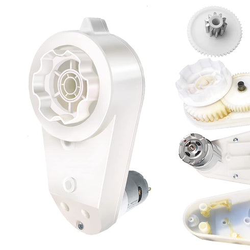 RS550 40000RPM Gearbox with 12V Motor for Power Wheels Motor Gearbox Upgrade, High Speed