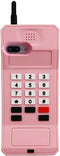 UnnFiko 3D Silicone Case for iPhone 7 Plus/iPhone 8 Plus, Retro Classic Soft Rubber Bumper Cover (Retro Cellphone Pink)