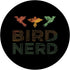 Bird Nerd Retro Vintage Distressed Bird Watcher PopSockets Swappable PopGrip