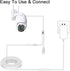 Power Extension Cable 16.5ft, 2.1mm x 5.5mm Plug for 12V DC Adapter Cord, CCTV Security Camera, IP Camera