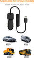 Car Phone Charger for Samsung Galaxy Z Flip 5 5G, Extra USB Port with Integrated Power Cable for Samsung Galaxy