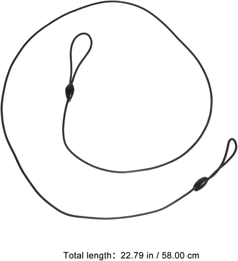 HOMSFOU 10pcs Stylus Tether - Plastic Elastic Tether Lanyard for Touch Pens, Perfect Tool to Tether Drawing Pen