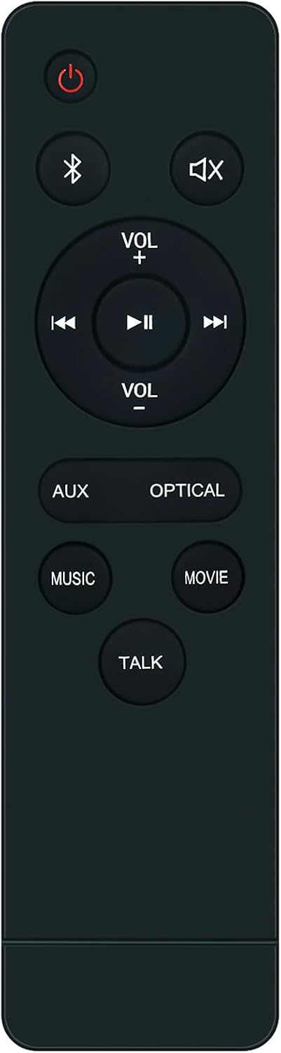 ECONTROLLY 100015716 Replace Sound Bar Remote Control Compatible with Onn 100015716 36" 2.1