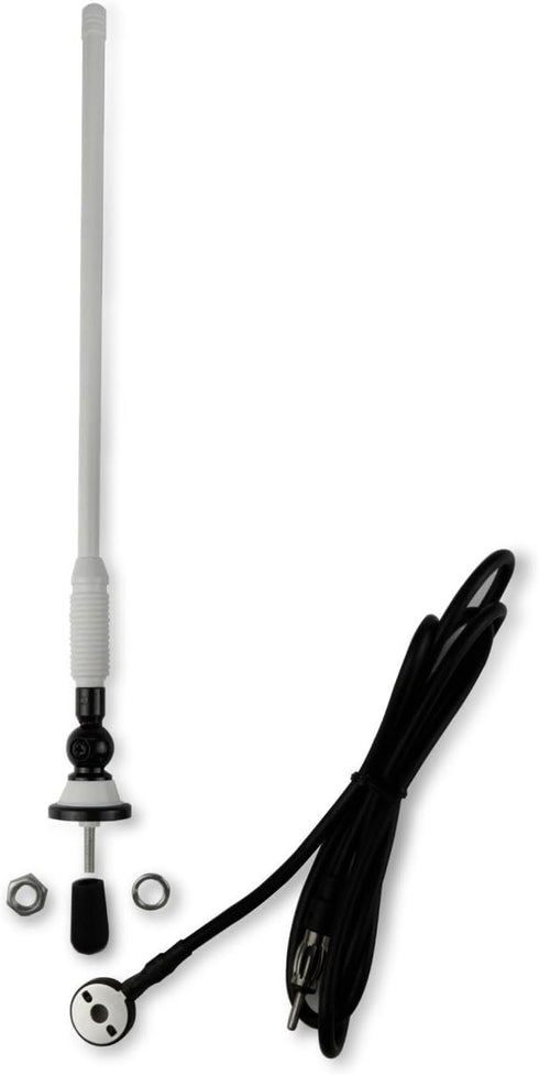 Herdio 10-Mile Flexible Waterproof Marine Antenna for Boats and ATVs