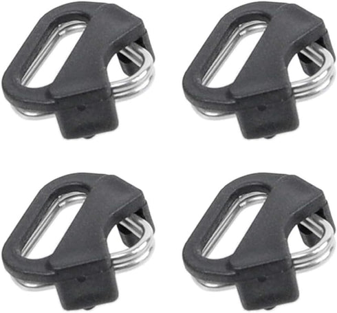 Foto&Tech 4-Piece Stainless Steel Camera Strap Triangle Split Ring Adapter & ABS Cap, Compatible with Fujifilm, Leica,