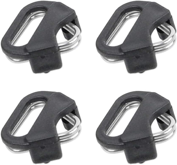 Foto&Tech 4-Piece Stainless Steel Camera Strap Triangle Split Ring Adapter & ABS Cap, Compatible with Fujifilm, Leica,