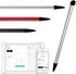 2Pcs Silver Stylus Pens for Touch Screens, Capacitive Pen Touch Screen Stylus Pencil for iPad Tablet Smartphone