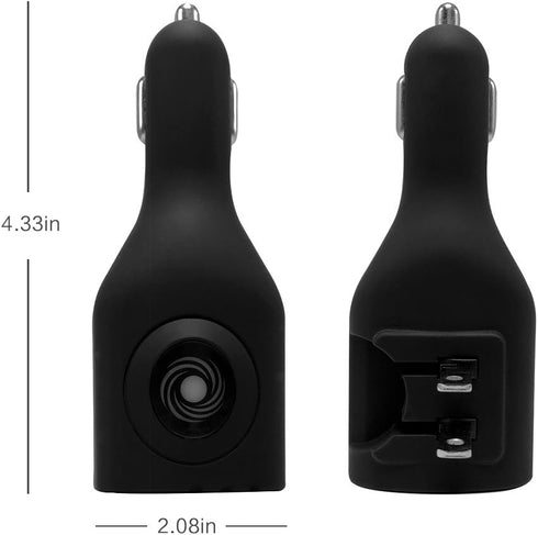 NDLBS Car Charger, Dual USB Wall Charger and Car Charger with Travel Adapter for iPhone X Xs MAX 6 7 8 Plus, iPad Mini