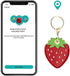 2 Pack 3in1 Cartoon Protective Case for Airtag Cover, Samsung Galaxy SmartTag, Tile Mate, Keychain Key Finder