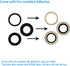 Vimour 15 (2 Sets) Rear Camera Lens Glass Replacement for iPhone Pro Max Pre-Installed Adhesive with Installation