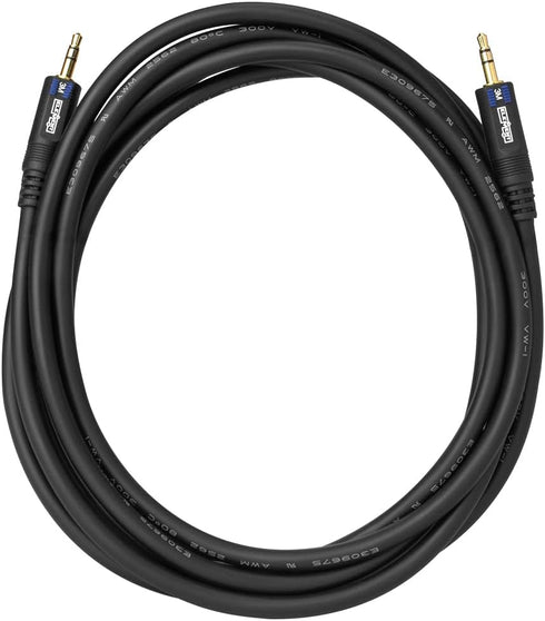 Element-Hz 3.5mm Mini Stereo to 3.5 Mini Stereo Cable, 3 Meter