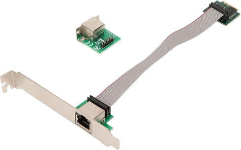 Zopsc Gigabit Ethernet Server Adapter, M.2 A E Key Single Port Gigabit Server
