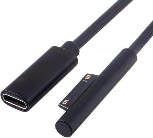 DC 15V Type-C USB-C Female to Surface Pro Charge Cable for Laptop