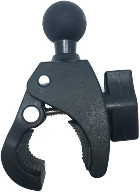 Motorcycle Bicycle Handle Bar Rail Mount - 1 Inch Ball Mount Action Camera for Handlebar Clamp, Black