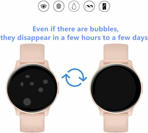 Screen Protector for TGW008 1.28'' Smartwatch, HD Full Coverage TPU Protective Film Compatible for OYV/TOUCHELEX 1.28'' Smart Watch (6PCS)