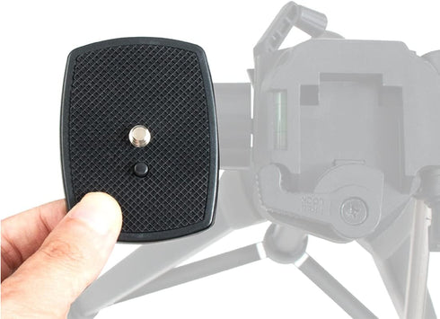 FEICHAO 2 Pack Quick Release Plate Camera Tripod Adapter for Amazon Basics 60" Tripod, VCT668 ST666 690