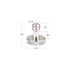 CAMVATE 1/4"-20 Slotted Screw for Camera Quick Release Plate, 2 Pieces