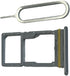 zhxchzhi A17 5G A176 SIM Card Tray SD crad Tray Holder Slot+pin Compatible with Samsung Galaxy Parts Silver