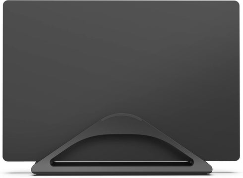 HumanCentric Vertical Laptop Stand (Matte Black) | Adjustable Holder for Apple MacBook, MacBook Pro & Other Laptops