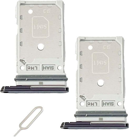 2PCS for Samsung Galaxy S23 Replacement Sim Card Tray SD Slot Holder