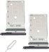 2PCS for Samsung Galaxy S23 Replacement Sim Card Tray SD Slot Holder