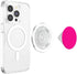 PopSockets Phone Grip & Stand - Hot Pink PopGrip for MagSafe