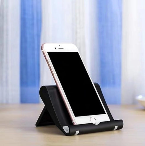 Adjustable Foldable Cell Phone Stand for Desk, Anti-Slip Rubber Base for Stability, Compatible with Most Smartphones