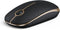 VssoPlor Wireless Mouse, 2.4G Slim Portable Computer Mice with Nano Receiver for Notebook, PC, Laptop, Computer (Black