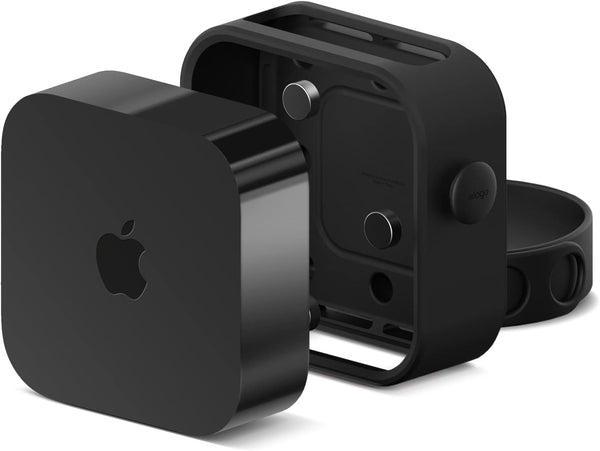 elago Apple TV Mount 4K 3rd Generation - Compatible with 2022 Apple TV, 3 Mount Options, Prevents Overheating