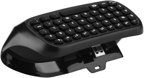 FOSA Chatpad Message Mini Game Keyboard with 2.4G Receiver, Keypad Chat Keyboard with Audio/Headset Jack for Game