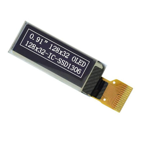 Senzooe 0.91 inch OLED display screen 14pin 128 x 32 LCD screen HD