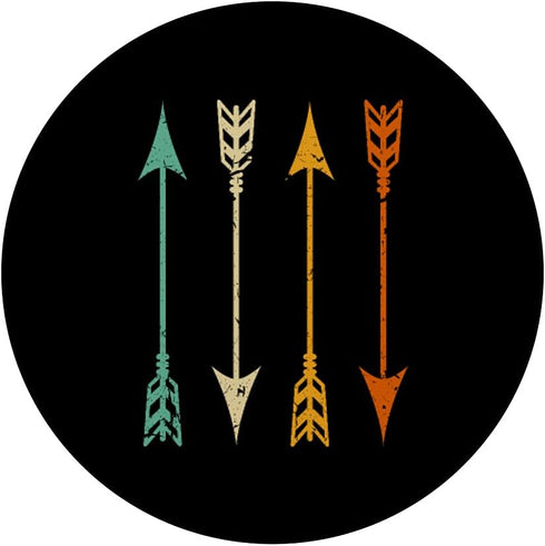 Vintage Archery Arrows for Bow Hunting Retro PopSockets Swappable PopGrip