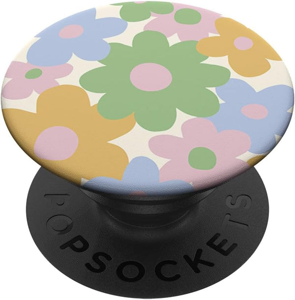 Danish Pastel Aesthetic Daisy Flowers PopSockets Standard Grip