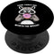 Donut Lover Raccoon Funny Pink Doughnut Sprinkles PopSockets Standard PopGrip