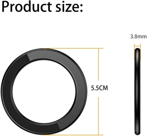 Magnetic Wall Mount Phone Holder for Shower, Hands-Free Mirror Sticker, Fits Apple iPhone 15 14 13 12 Pro Max Plus Mini