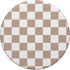 Checkerboard Brown and White Checkered Pattern PopSockets Standard PopGrip
