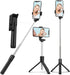 XIHAMA Selfie Stick Tripod,3 in 1 Extendable Selfie Stick with Wireless Remote,Portable Phone