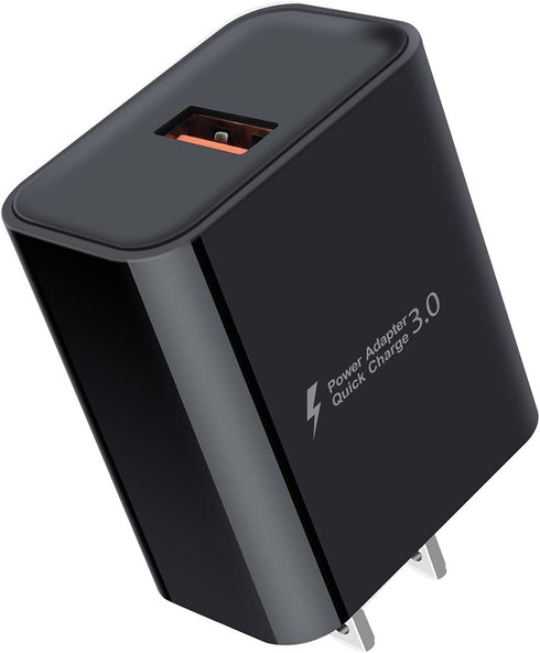 USB Charger Plug, Quick Charge 3.0 Fast Charging Block Wall Charger Cube Box for iPhone, Samsung Galaxy S23 A14 A54 S22