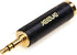 Pure Copper 3.5mm Male to 1/4" Female Headphones Adapter - Black, 1/8" to 1/4" Jack for Superior Sound Quality.