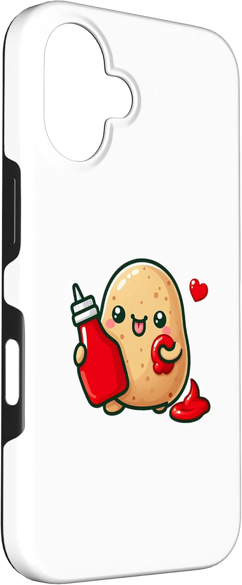 Ketchup Potato Collection 16 Potato Loves Ketchup Case for iPhone