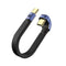 QIANRENON 240W USB4.0 C PD Fast Charging Cable, 40Gbps Type C U Angle Short Cable for Phone Thunderbolt 3/4, 13cm/5.1in