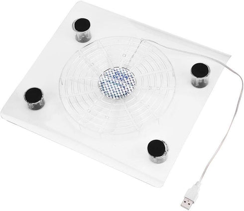Laptop Cooler Cooling Pad, USB Powered with LED RGB Lights for PC and Notebook