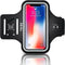 Adjustable Waterproof Phone Armband Case for Running, Compatible with iPhone Pro Max/Plus/Mini/SE and Galaxy S