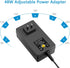 SHNITPWR 48W Universal Power Supply 9V 12V 15V 17V 19V 20V 24V Adjustable Variable AC/DC Adapter with 5.5x2.5mm Tip 100V-240V AC to DC Converter 9V~24V 0.8A 0.5A 1A 1.2A 1.5A 1.8A 2A Max with 14 Tips