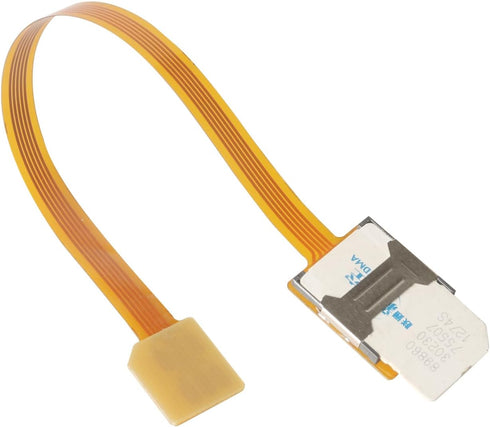 PinQiongZhe 5.9 15 cm Micro SIM to Micro SIM Adapter Kit, Male-to-Female Extension Cable, Flexible Flat FPC Extension