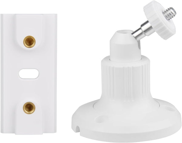 Wall Ceiling Mount Bracket for Ring Spotlight Cam Plus/Pro, Security Camera Holder for Better View Angle, 1 Pack, White