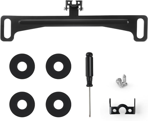 Snwoygr Universal Car Rear View Camera License Plate Bracket, Professional Full Stainless Steel